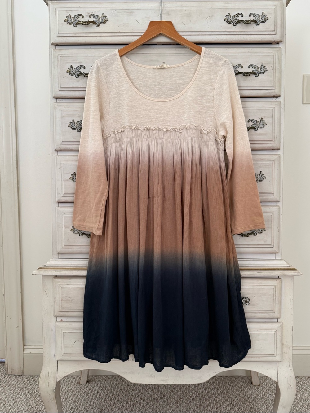 Vici Ombre Gauze Dress